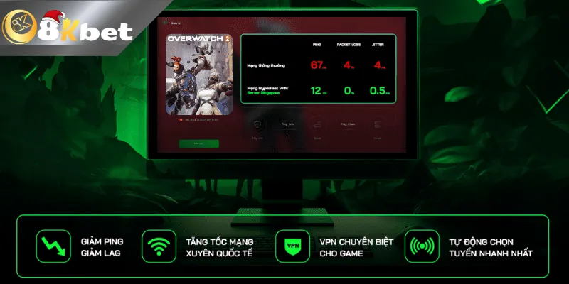 Một số cách giảm ping overwatch