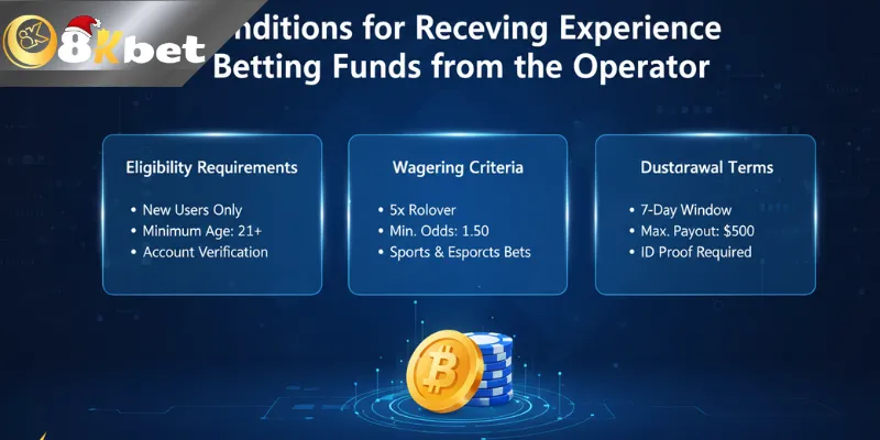 Nhà Cái 8KBET Tặng Tiền Cược Trải Nghiệm Cho Người Chơi Lợi ích khi được nhà cái tặng tiền cược trải nghiệm